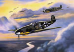 "JG54 Green Hearts" - Jerry Crandall - Bf-109 Ace Hannes Trautloft Art